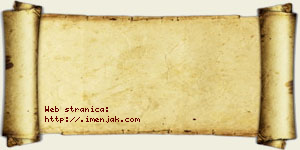 Nikolaj Čerenac vizit kartica